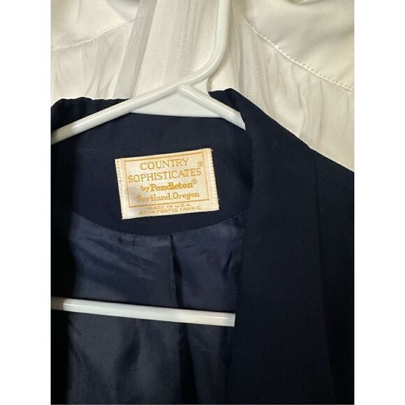 Vintage Pendleton Country Sophisticates women's Blue blazer - Picture 2 of 4